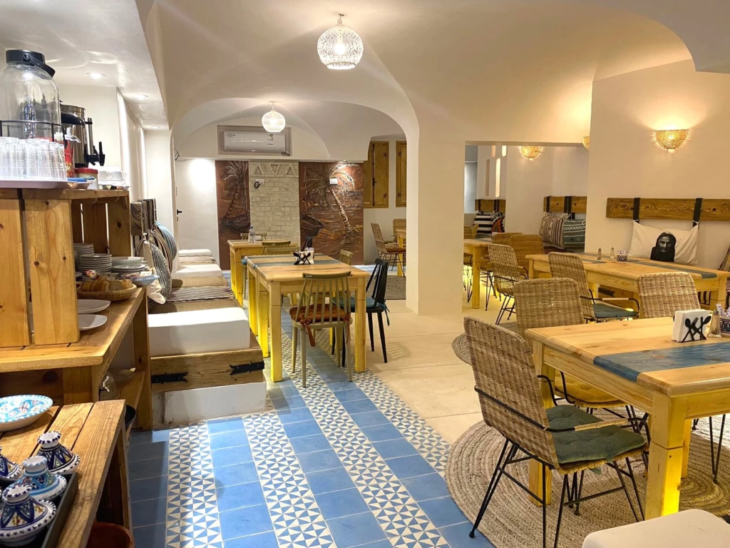 Restaurant traditionnel de l’Hôtel Djerba Authentique à Djerba